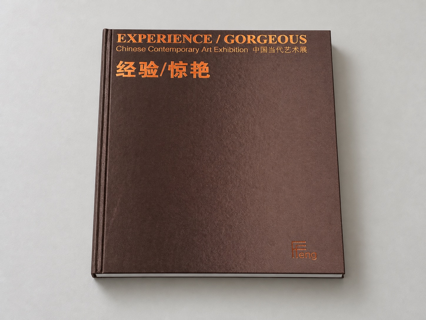 《经验／惊艳：中国当代艺术展》桌面陈列效果；AI 场景，原封面可另行查看