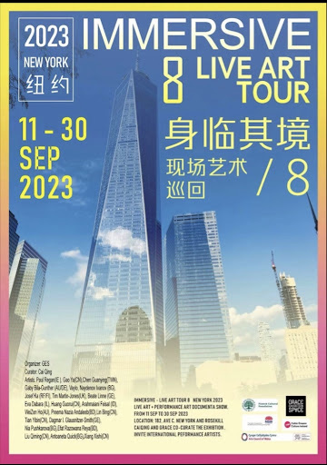 Live Art Tour 8: Immersive, New York, 2023, poster