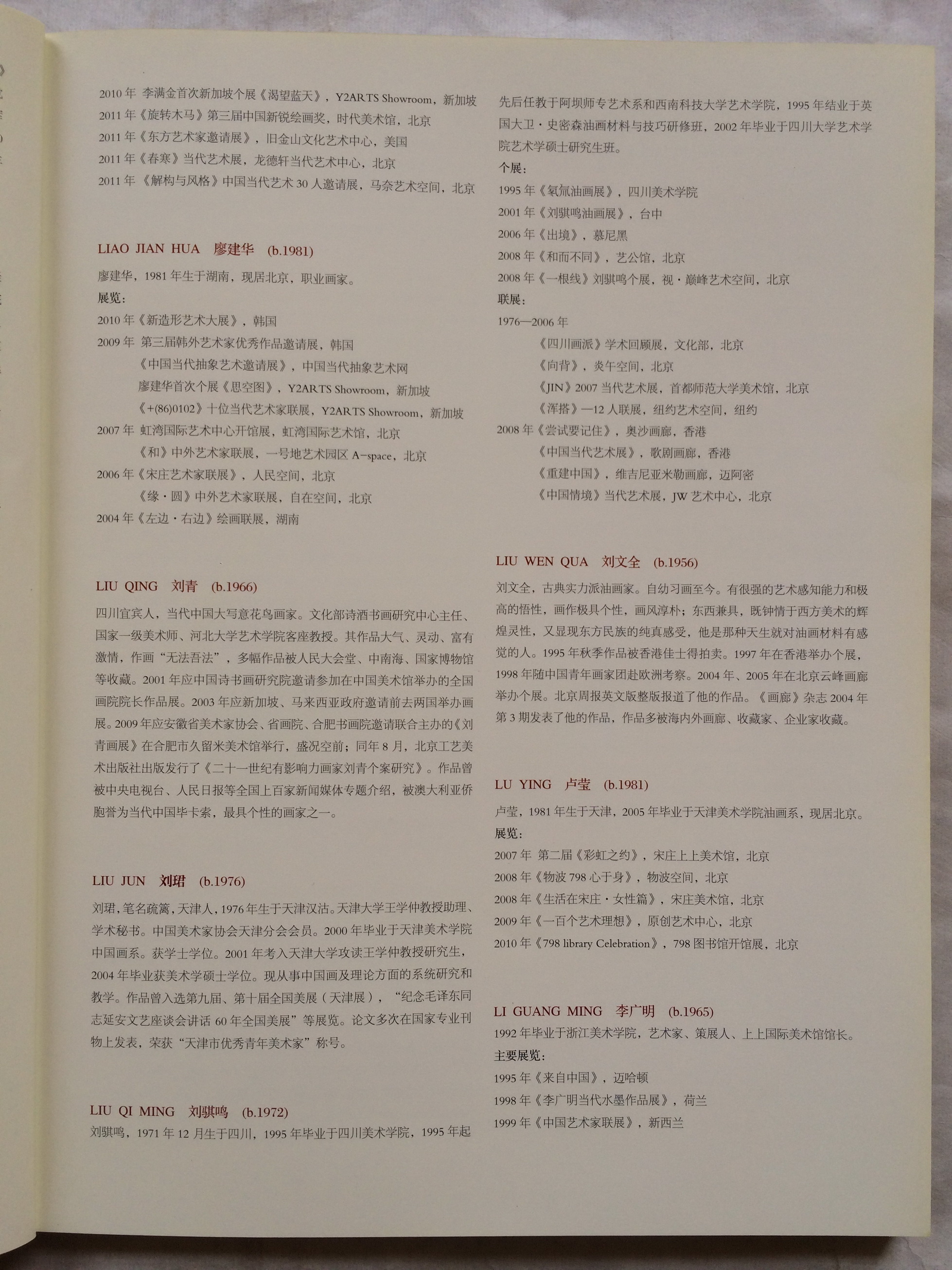 邬君梅和朋友们爱心教育基金：艺术品慈善拍卖 — 选页