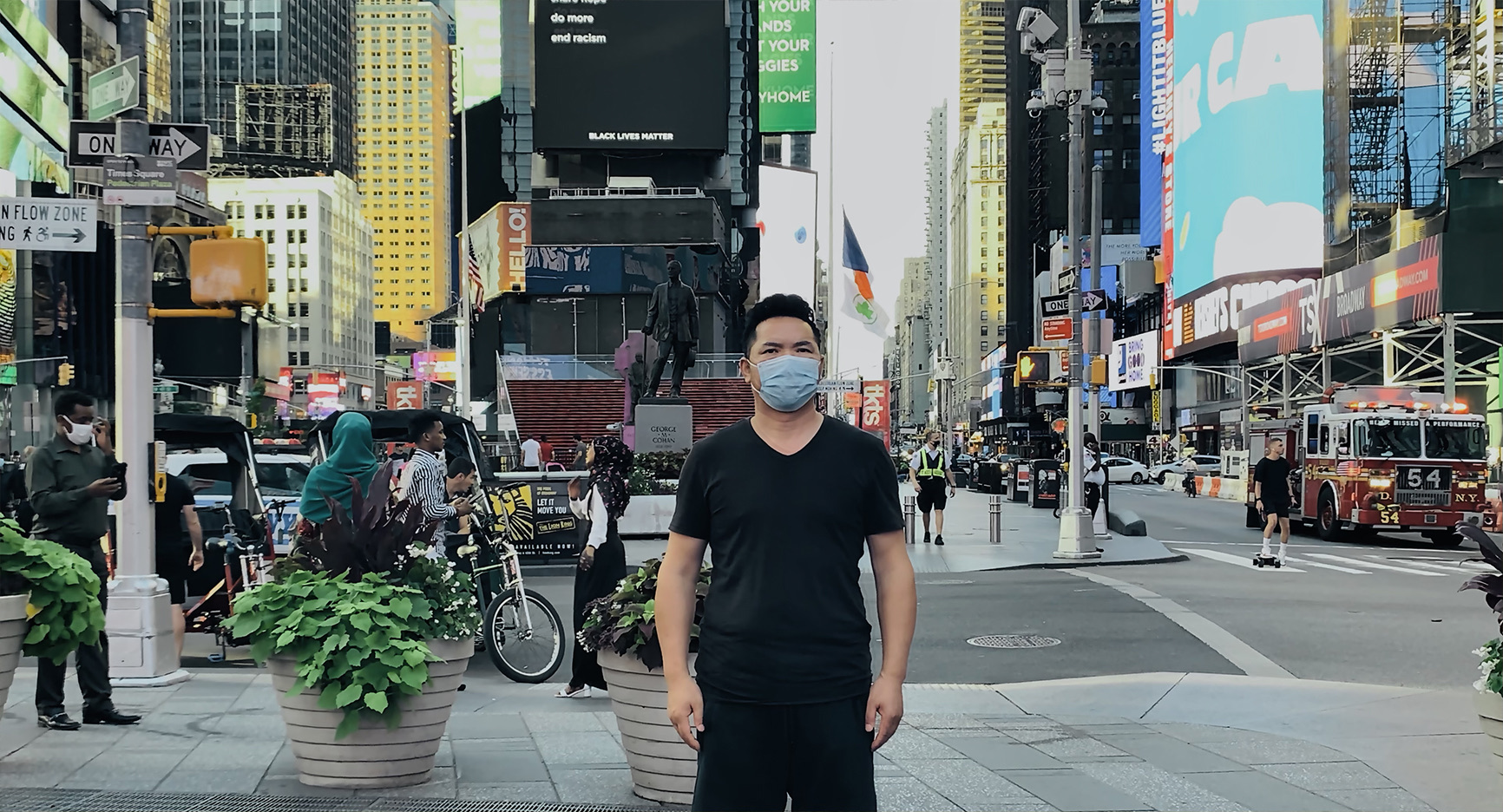 刘骐鸣，《川普死亡时钟—曼哈顿》，2020年
